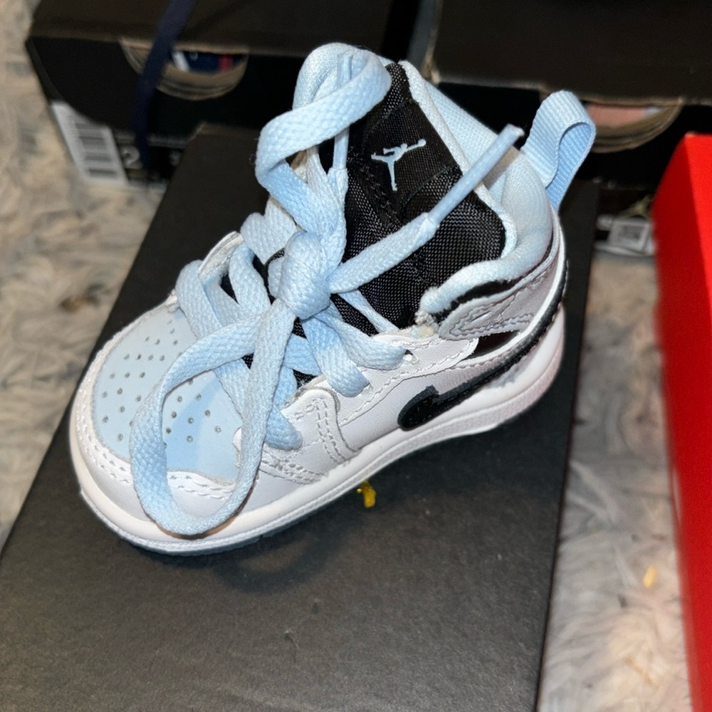 Jordan Kids Sneakers - Light Blue and Black